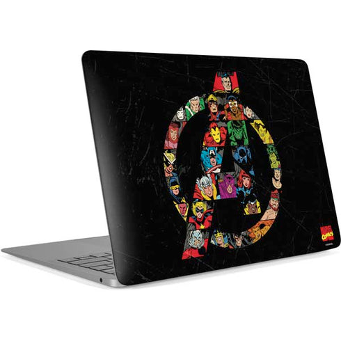 Marvel Classic Comics Avengers Logo Apple MacBook Air Skin